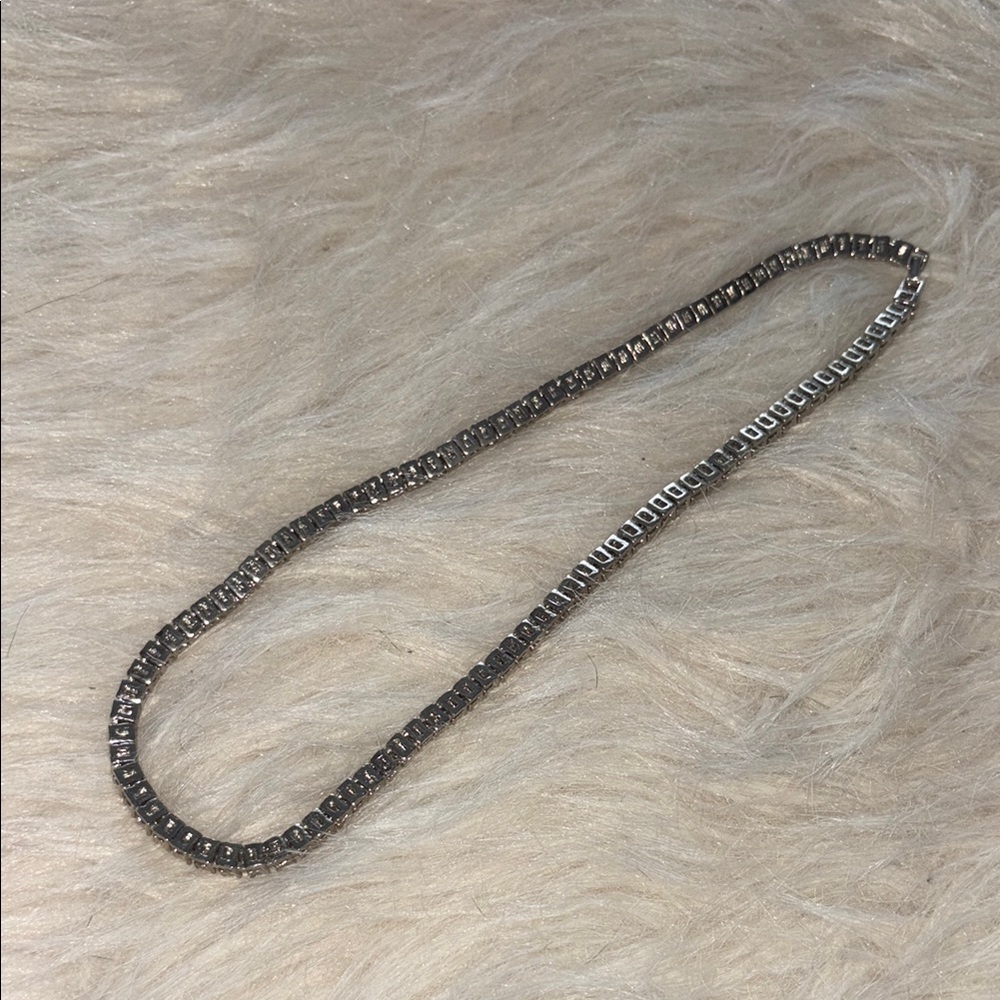Silver Crystal Necklace - Picture 4 of 4